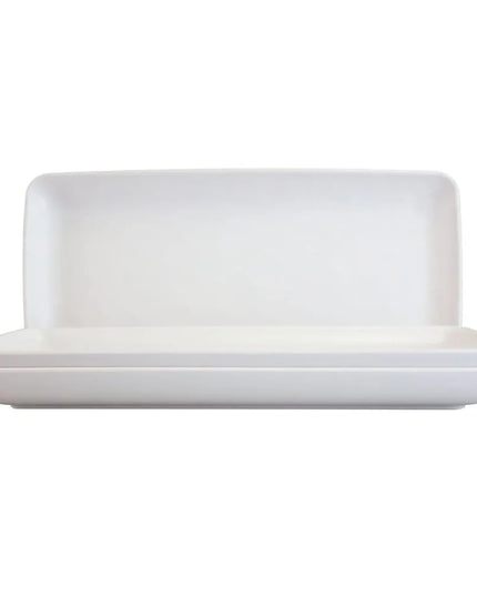 Đĩa Ăn Chữ Nhật Melamine Elite Global Solutions RT146RC-OW 36.8 x 16.5 cm, Trắng Kem