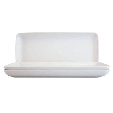 Đĩa Ăn Chữ Nhật Melamine Elite Global Solutions RT146RC-OW 36.8 x 16.5 cm, Trắng Kem