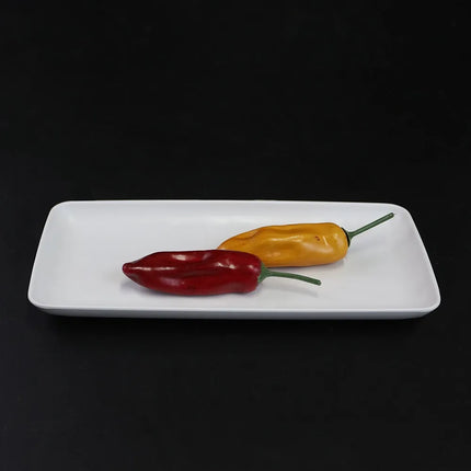 Đĩa Ăn Chữ Nhật Melamine Elite Global Solutions RT146RC-OW 36.8 x 16.5 cm, Trắng Kem