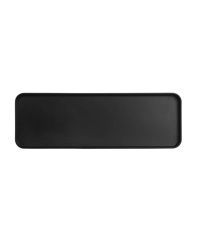 Đĩa Ăn Chữ Nhật Nhựa Melamine Cal-Mil 22025-618-13 - 45.7cm x 15.2cm, Màu Đen