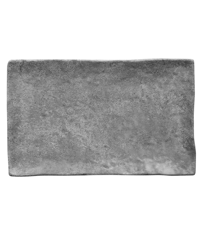 Đĩa Ăn Chữ Nhật Nhựa Melamine Elite Global Solutions - 26 cm x 16.5 cm, Đen Than (D61014RC-CO)