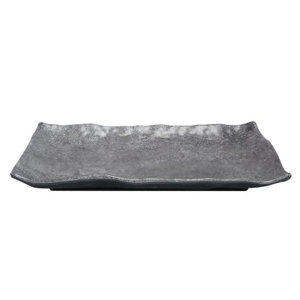 Đĩa Ăn Chữ Nhật Nhựa Melamine Elite Global Solutions - 26 cm x 16.5 cm, Đen Than (D61014RC-CO)