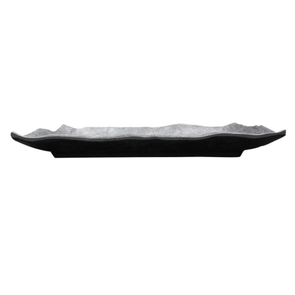 Đĩa Ăn Chữ Nhật Nhựa Melamine Elite Global Solutions - 26 cm x 16.5 cm, Đen Than (D61014RC-CO)