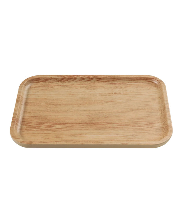 Đĩa Ăn Chữ Nhật Nhựa Melamine Yanco WD-2212 - 29.8cm x 19.1cm, Màu Golden Oak