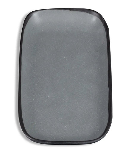 Đĩa Ăn Melamine Chữ Nhật GET - 30.5cm x 19.1cm, Màu Xám Lốm Đốm (CS-1170-GR)