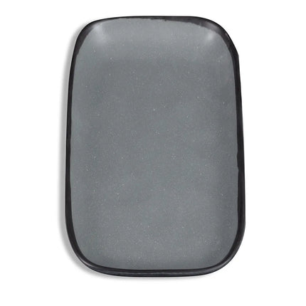 Đĩa Ăn Melamine Chữ Nhật GET - 30.5cm x 19.1cm, Màu Xám Lốm Đốm (CS-1170-GR)