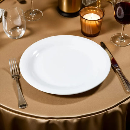Đĩa Ăn Melamine Tròn Carlisle 22.9cm, Màu Trắng (3300402)