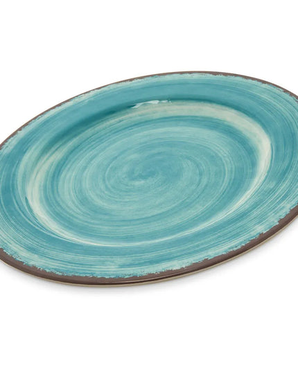 Đĩa Ăn Melamine Tròn Carlisle 27.9cm, Màu Aqua (5400115)