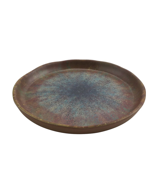Đĩa Ăn Melamine Tròn GET 20.3cm, Màu Clay Azul Iris (20009-CAI)