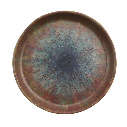 Đĩa Ăn Melamine Tròn GET 20.3cm, Màu Clay Azul Iris (20009-CAI)