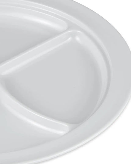 Đĩa Ăn Melamine Tròn GET 25.4cm, Màu Trắng (CP-531-W)