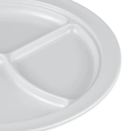 Đĩa Ăn Melamine Tròn GET 25.4cm, Màu Trắng (CP-531-W)