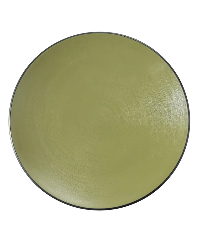 Đĩa Ăn Melamine Tròn Yanco BM-107GR 19.1 cm, Màu Xanh Lá