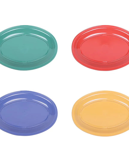 Đĩa Ăn Oval Nhựa Melamine Elite Global Solutions 25.4 cm, Nhiều Màu (B106OV-MIX)