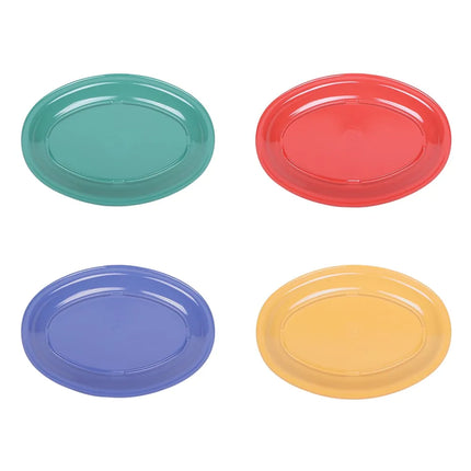 Đĩa Ăn Oval Nhựa Melamine Elite Global Solutions 25.4 cm, Nhiều Màu (B106OV-MIX)