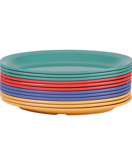 Đĩa Ăn Oval Nhựa Melamine Elite Global Solutions 25.4 cm, Nhiều Màu (B106OV-MIX)
