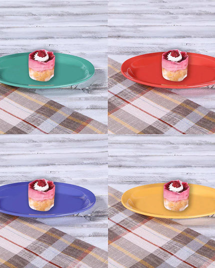 Đĩa Ăn Oval Nhựa Melamine Elite Global Solutions 25.4 cm, Nhiều Màu (B106OV-MIX)