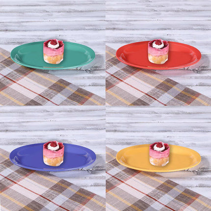Đĩa Ăn Oval Nhựa Melamine Elite Global Solutions 25.4 cm, Nhiều Màu (B106OV-MIX)