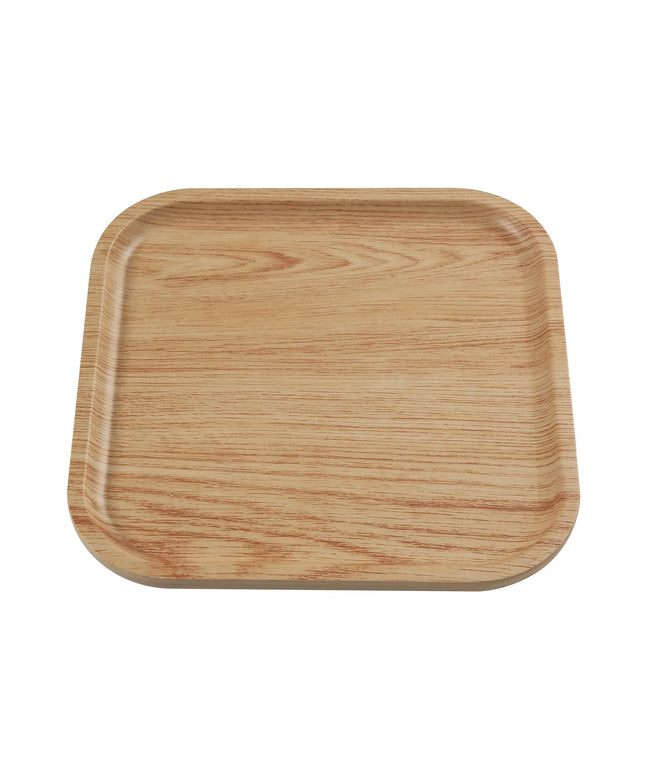 Đĩa Ăn Tối Vuông Melamine Yanco WD-2110 24.8 cm, Golden Oak
