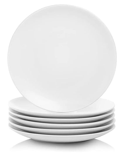 Đĩa Ăn Tròn 10 Strawberry Street WM-1-WHT-6 26.7 cm Wazee Bề Mặt Nhám Stoneware, Trắng