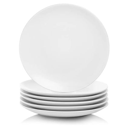 Đĩa Ăn Tròn 10 Strawberry Street WM-1-WHT-6 26.7 cm Wazee Bề Mặt Nhám Stoneware, Trắng