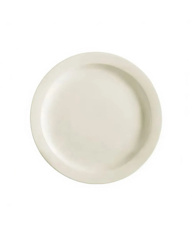 Đĩa Ăn Tròn CAC 24.8cm Dòng NRC - Sành, Màu American White (NRC-9)