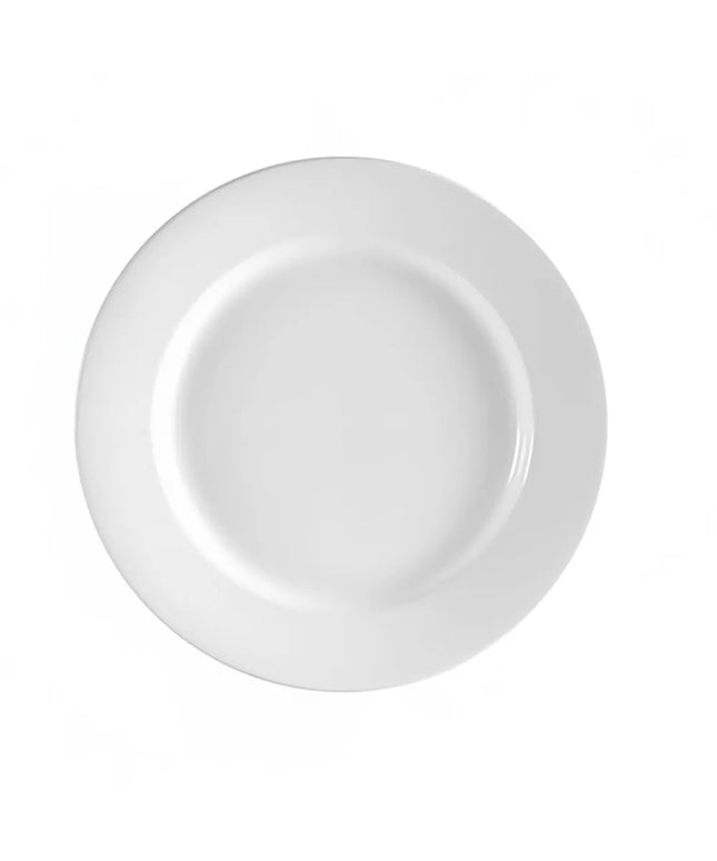 Đĩa Ăn Tròn CAC 26.7 cm RCN™ Clinton - Sứ, Màu Trắng Tinh (RCN-16)