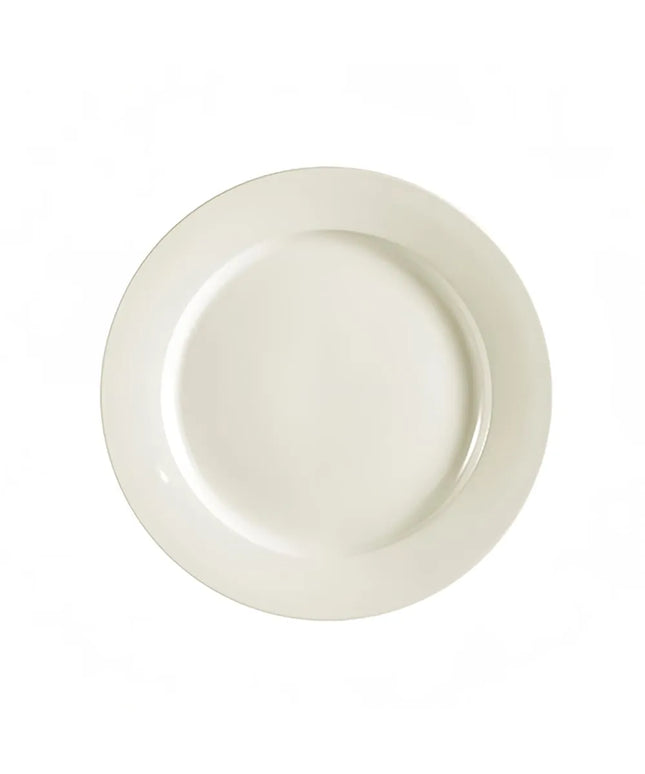 Đĩa Ăn Tròn CAC REC 26.7 cm - Gốm Stoneware, Trắng American White (REC-16)