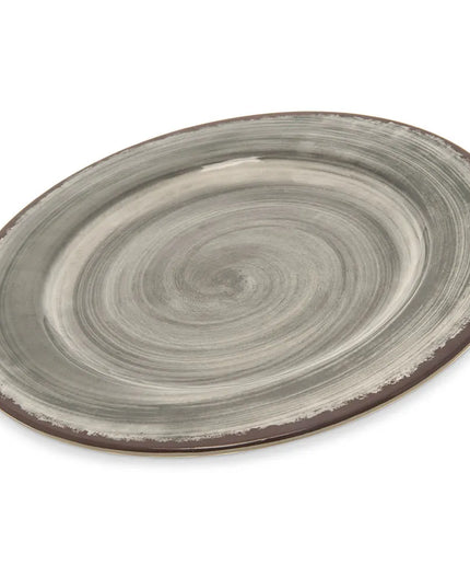 Đĩa Ăn Tròn Carlisle Nhựa Melamine 27.9 cm, Màu Xám Khói (5400118)
