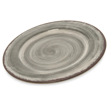 Đĩa Ăn Tròn Carlisle Nhựa Melamine 27.9 cm, Màu Xám Khói (5400118)