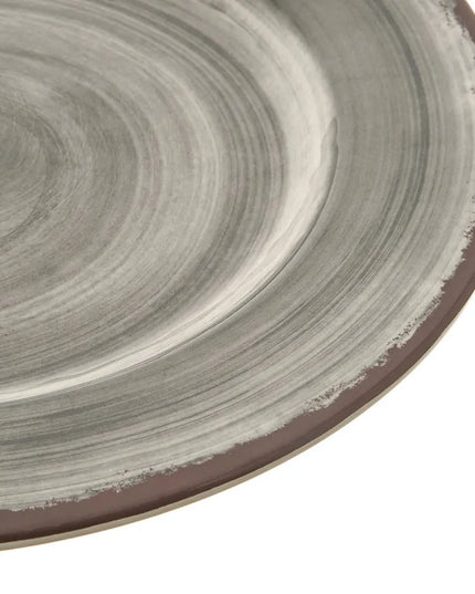 Đĩa Ăn Tròn Carlisle Nhựa Melamine 27.9 cm, Màu Xám Khói (5400118)