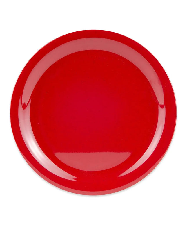 Đĩa Ăn Tròn GET Nhựa Melamine 22.9 cm, Màu Đỏ (NP-9-RSP)