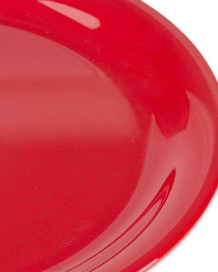 Đĩa Ăn Tròn GET Nhựa Melamine 22.9 cm, Màu Đỏ (NP-9-RSP)