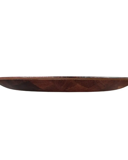 Đĩa Ăn Tròn Melamine Elite Global Solutions ECO99R-CK 22.9 cm, Vân Gỗ