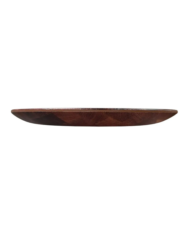Đĩa Ăn Tròn Melamine Elite Global Solutions ECO99R-CK 22.9 cm, Vân Gỗ