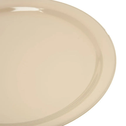 Đĩa Ăn Tròn Nhựa Melamine Carlisle, 22.9 cm, Màu Be (KL20025)