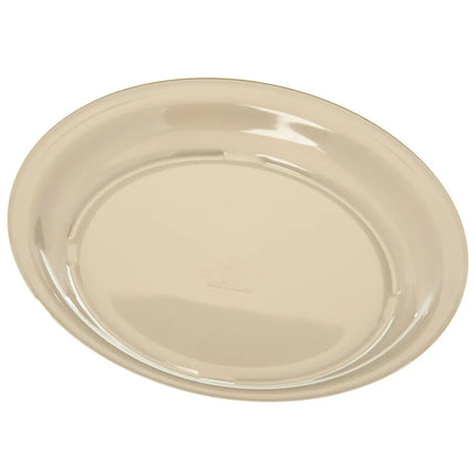 Đĩa Ăn Tròn Nhựa Melamine Carlisle, 22.9 cm, Màu Be (KL20025)