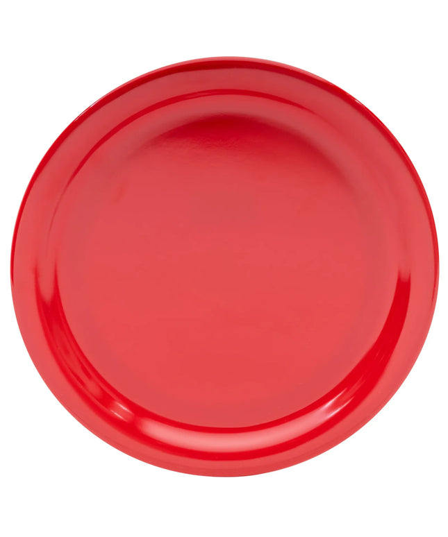 Đĩa Ăn Tròn Nhựa Melamine Carlisle 22.9 cm, Màu Đỏ (KL20005)