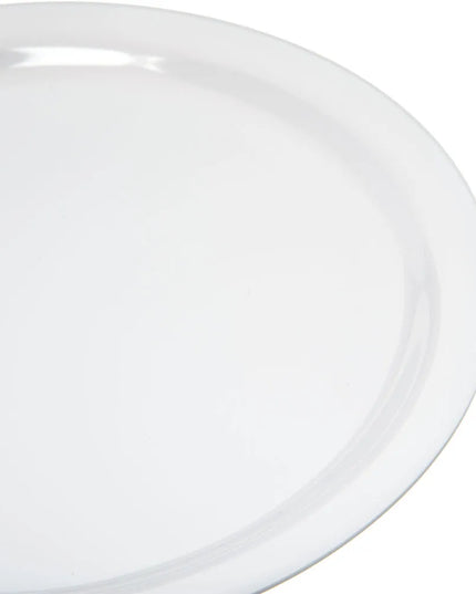 Đĩa Ăn Tròn Nhựa Melamine Carlisle 22.9 cm, Màu Trắng (KL20002)