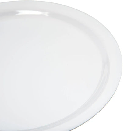 Đĩa Ăn Tròn Nhựa Melamine Carlisle 22.9 cm, Màu Trắng (KL20002)