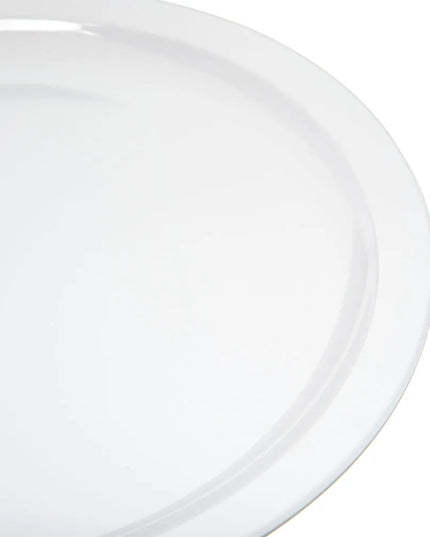 Đĩa Ăn Tròn Nhựa Melamine Carlisle, 25.4 cm, Màu Trắng (KL11602)