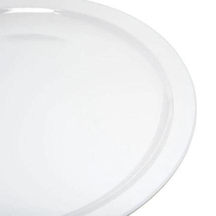Đĩa Ăn Tròn Nhựa Melamine Carlisle, 25.4 cm, Màu Trắng (KL11602)