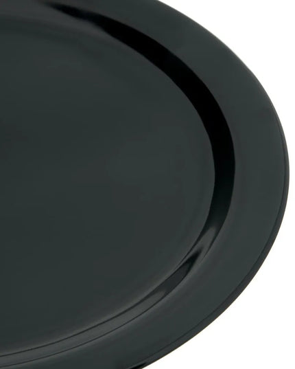 Đĩa Ăn Tròn Nhựa Melamine Carlisle, 26 cm, Màu Đen (4350003)