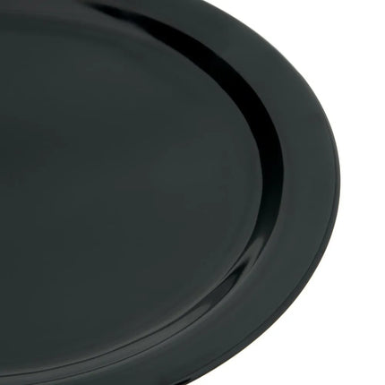 Đĩa Ăn Tròn Nhựa Melamine Carlisle, 26 cm, Màu Đen (4350003)