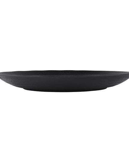 Đĩa Ăn Tròn Nhựa Melamine Elite Global Solutions 25.4 cm, Màu Đen (JW7010-B)
