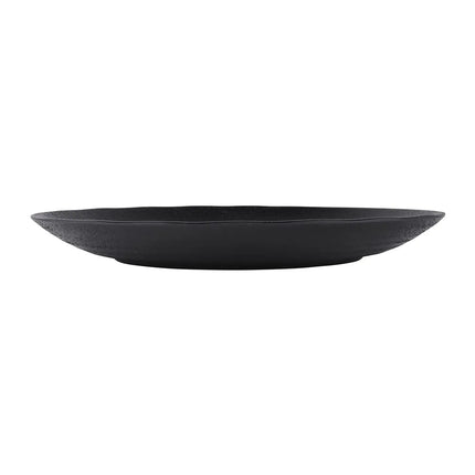 Đĩa Ăn Tròn Nhựa Melamine Elite Global Solutions 25.4 cm, Màu Đen (JW7010-B)
