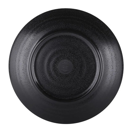 Đĩa Ăn Tròn Nhựa Melamine Elite Global Solutions 25.4 cm, Màu Đen (JW7010-B)