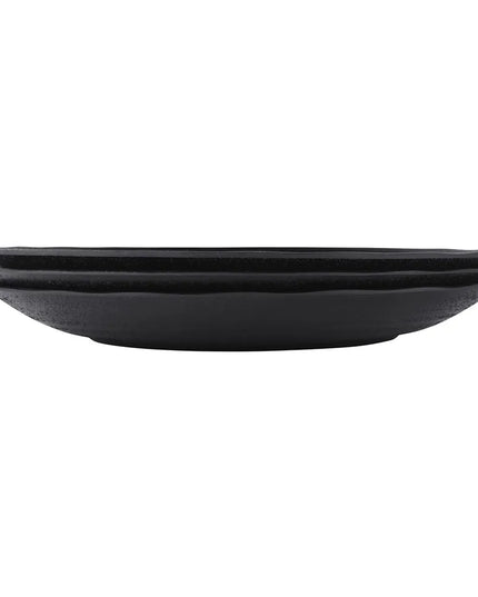 Đĩa Ăn Tròn Nhựa Melamine Elite Global Solutions 25.4 cm, Màu Đen (JW7010-B)