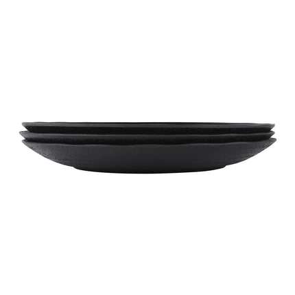 Đĩa Ăn Tròn Nhựa Melamine Elite Global Solutions 25.4 cm, Màu Đen (JW7010-B)