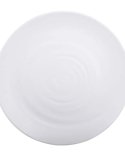 Đĩa Ăn Tròn Nhựa Melamine Elite Global Solutions 25.4 cm, Màu Trắng (JW7010-W)